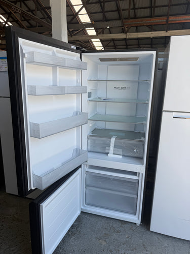 Factory second Haier HRF420BEC is a 433L bottom mount refrigerator
